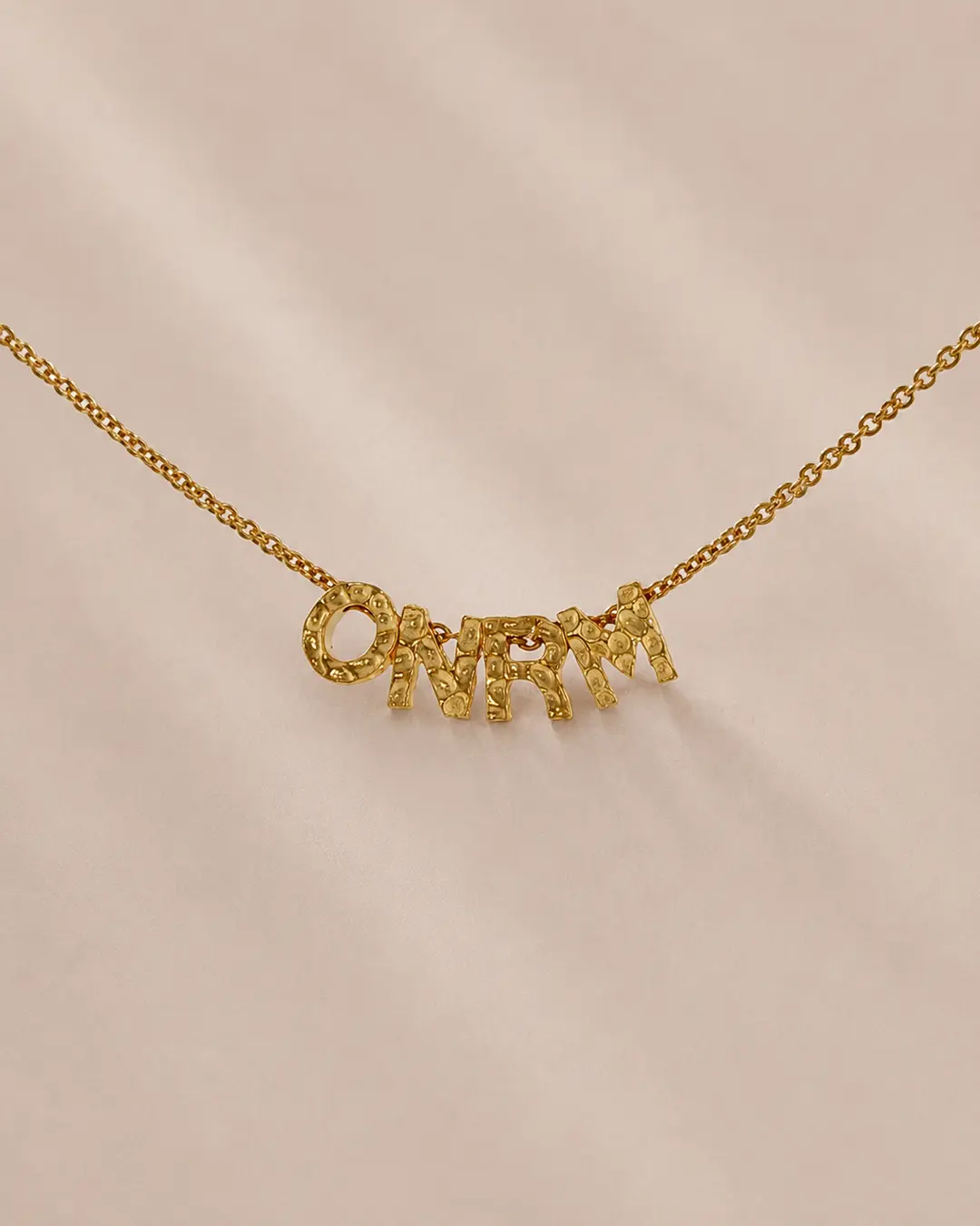 Mini Initial letter ketting met 4 letters