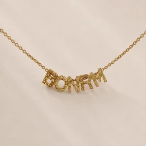 Mini Initial letter ketting met 5 letters