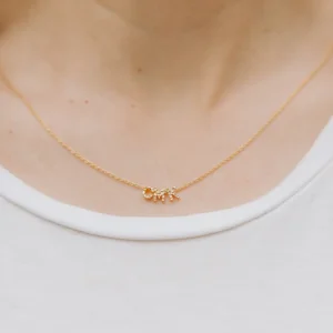 Mini Initial letter ketting met 5 letters - Afbeelding 3