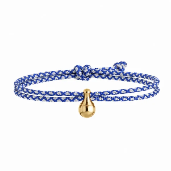 TB-G-TENDER EVER TENDER as armband / assieraad blauw & wit met goud