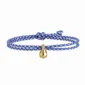 EVER TENDER as armband / assieraad blauw & wit met goud